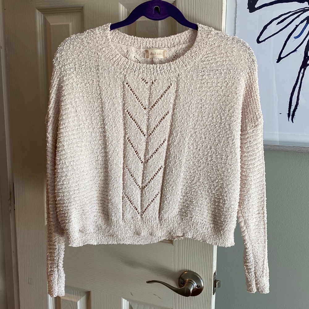 altar’d state WORN ONCE excellent condition cream crop sweater small